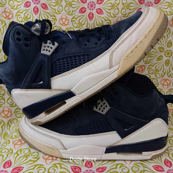 Jordan Spizike Midnight Navy Blue Men's Sneakers - Size 13 - Picture 8 of 14